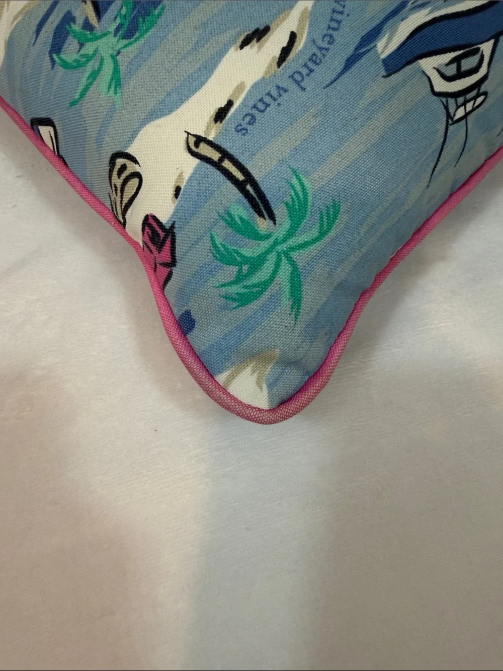 Vineyard Vines For Target Tropical Island Print Accent Pillow